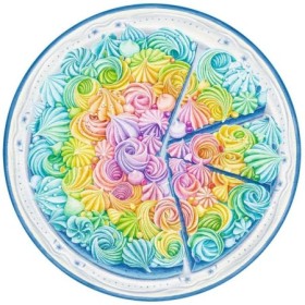 Puzzle Cerc Prajitura Curcubeu, 500 Piese Ravensburger - 1
